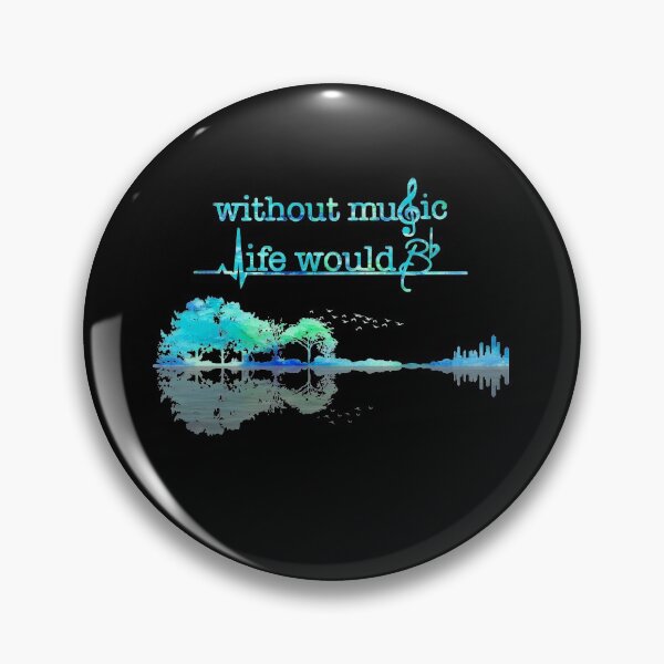 Item preview, Without Music Life would BFlat Funny Music Guitar Art designed and sold by Uncer59.