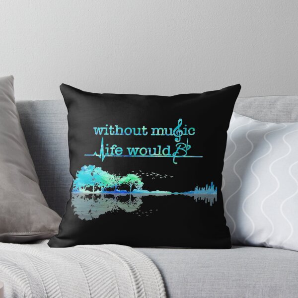 Item preview, Without Music Life would BFlat Funny Music Guitar Art designed and sold by Uncer59.
