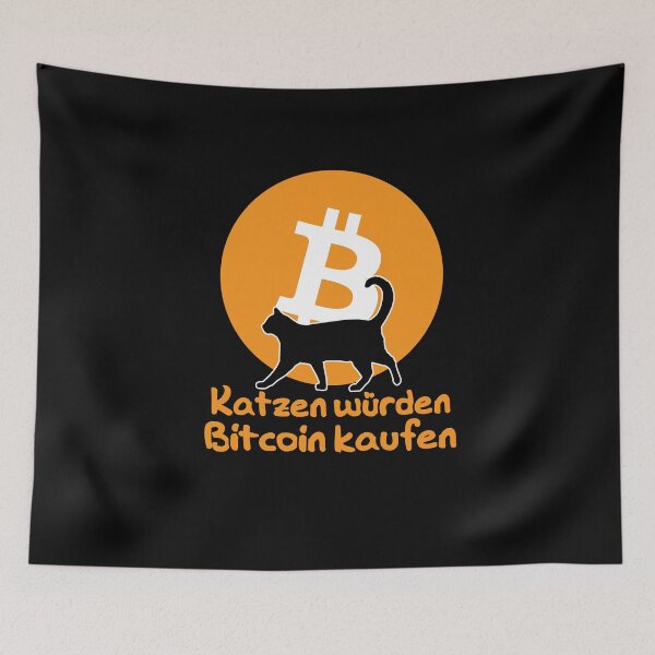 Item preview, Cats Would Buy Bitcoin Saying designed and sold by Galaxy-Corner.