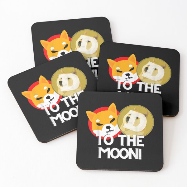 Item preview,  Crypto Shiba Inu Dogecoin Moon designed and sold by lindafrances.