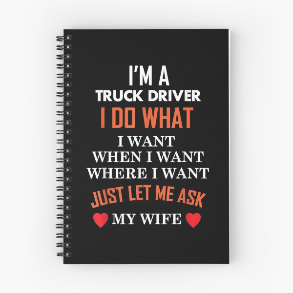 Item preview,  Truck Driver Hus Ask Wife Trucker Gift designed and sold by lindafrances.