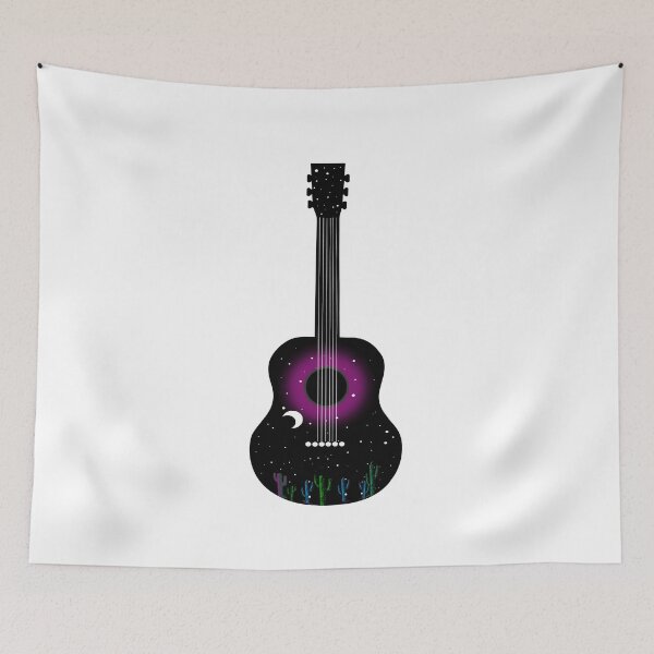 Item preview, Guitar Artwork Desert Night designed and sold by Uncer59.