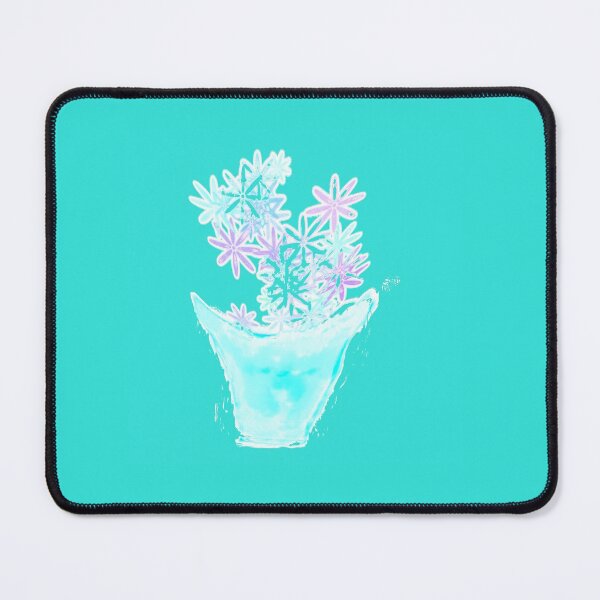 Item preview, Teal flowers with vase from time-lapse video designed and sold by headtrackerart.