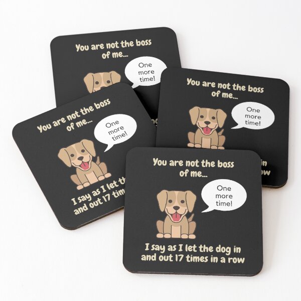 Item preview, You are not the boss of me dog designed and sold by CheryleaDesigns.