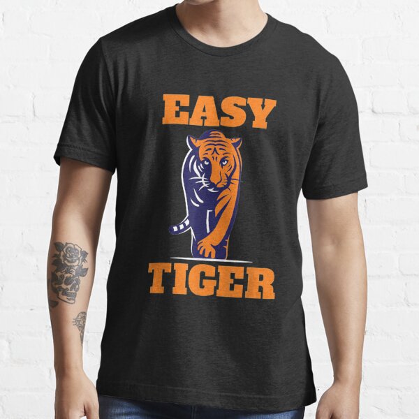 Easy Tiger Vintage Unisex T-Shirt. Slim Fit Olive Green Tee. Shirt