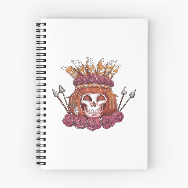 Item preview, Sugar Skull Lady with Flowers designed and sold by Finolca.