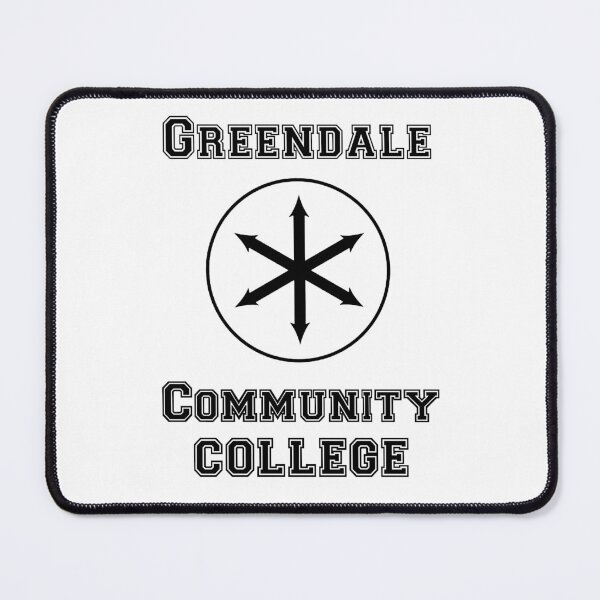 Item preview, Greendale Community College (Black On White) designed and sold by Dr-Mysterio101.