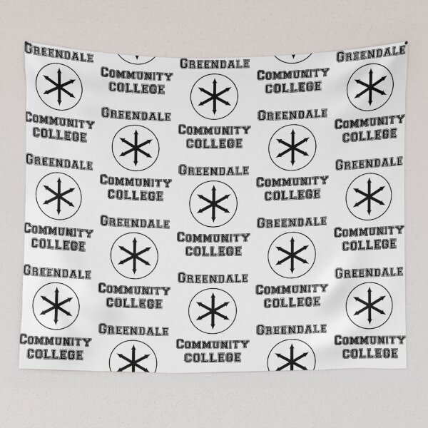 Item preview, Greendale Community College (Black On White) designed and sold by Dr-Mysterio101.