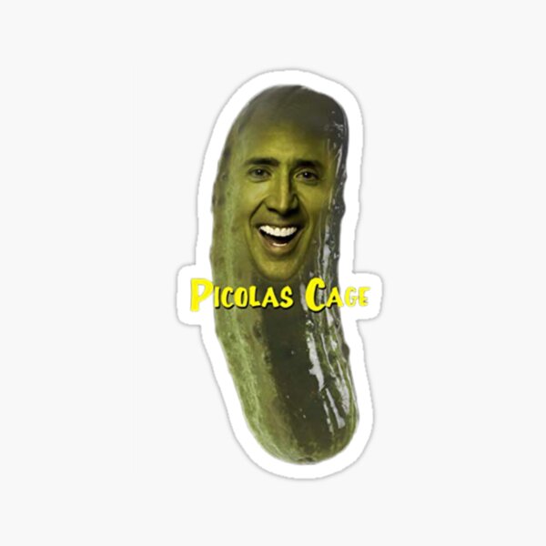 Picolas Cage Sticker