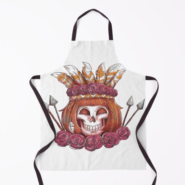 Item preview, Sugar Skull Lady with Flowers designed and sold by Finolca.