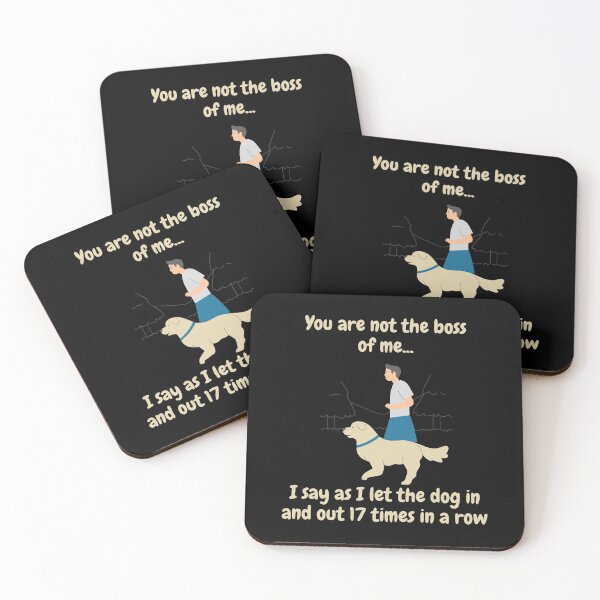Item preview, You are not the boss of me dog designed and sold by CheryleaDesigns.