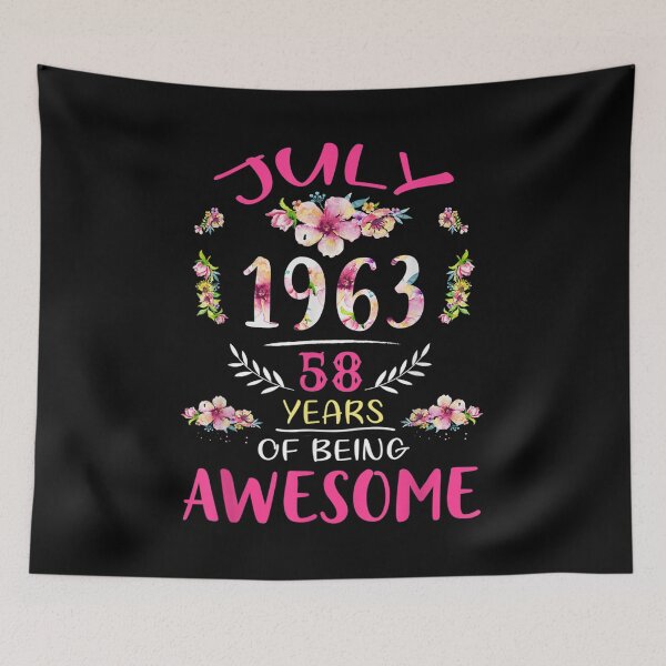 Item preview,  Flower Vintage September 1963 58th Birthday Years Old designed and sold by lindafrances.