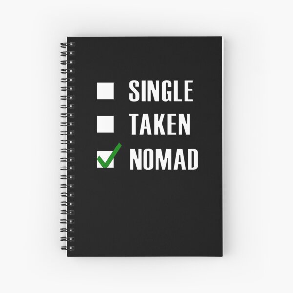 Item preview, Funny Essentials: Single Taken Nomad Green tick check box - Sleek white typography design (dark mode) designed and sold by Deegital18.