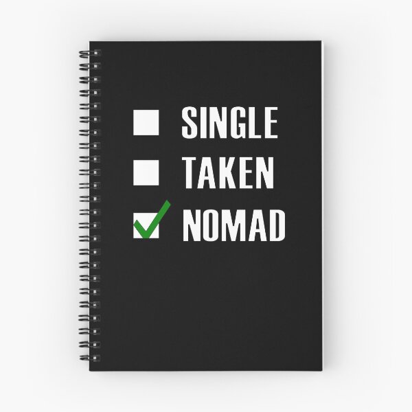 Item preview, Funny Essentials: Single Taken Nomad Green tick check box - Sleek white typography design (dark mode) designed and sold by Deegital18.