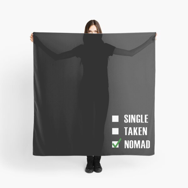 Item preview, Funny Essentials: Single Taken Nomad Green tick check box - Sleek white typography design (dark mode) designed and sold by Deegital18.