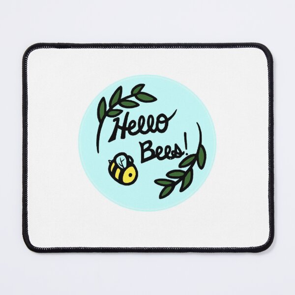 Item preview, Hello Bees! (blue) designed and sold by swankytim.