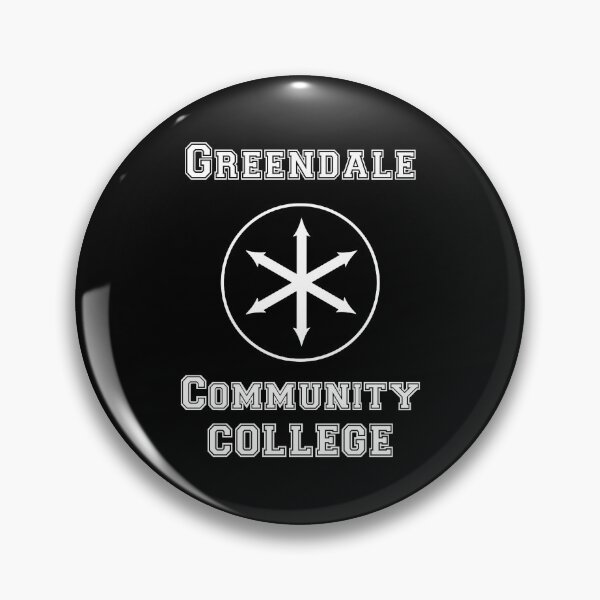 Artikelvorschau, Greendale Community College (Weiß auf Schwarz) entworfen und verkauft von Dr-Mysterio101.