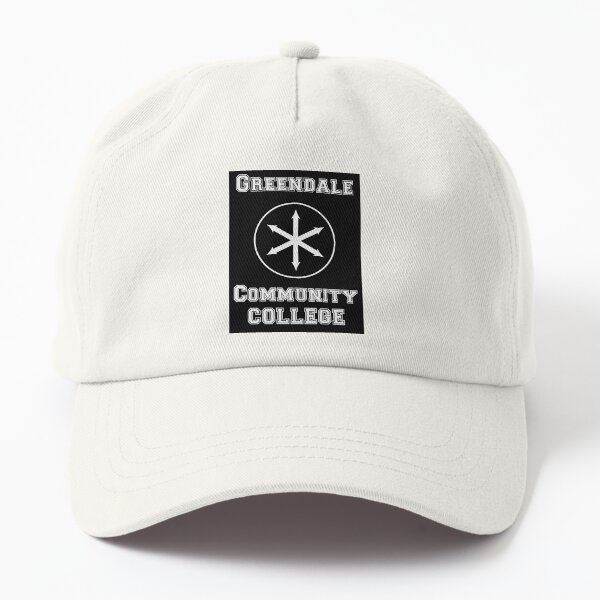 Vista previa del artículo con la obra «Greendale Community College (blanco sobre negro», diseñado y vendido por Dr-Mysterio101.