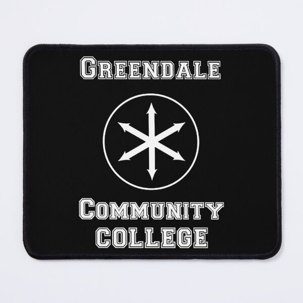 Item preview, Greendale Community College (White On Black designed and sold by Dr-Mysterio101.