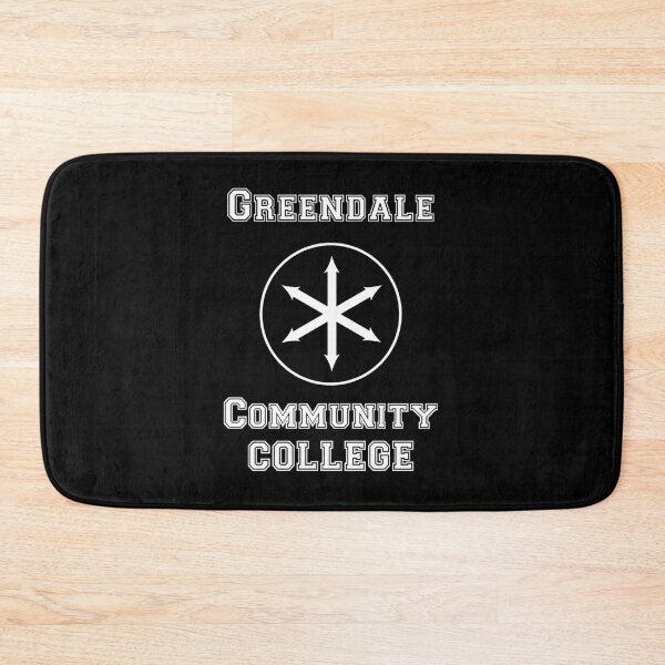 Item preview, Greendale Community College (White On Black designed and sold by Dr-Mysterio101.