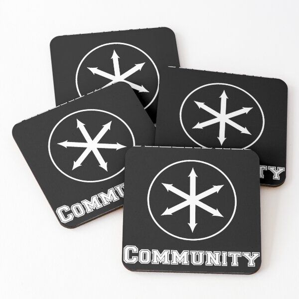 Item preview, Greendale Community College (White On Black designed and sold by Dr-Mysterio101.