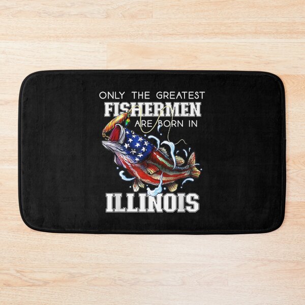 Item preview,  Illinois Fishing Greatest Fis Gift American Flag Fish designed and sold by lindafrances.