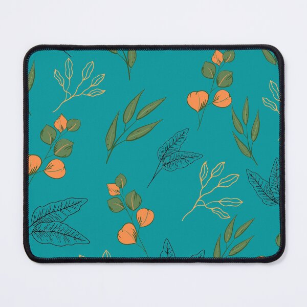Item preview, Leaves on Blue Random Pattern designed and sold by ThePurpleFrog.