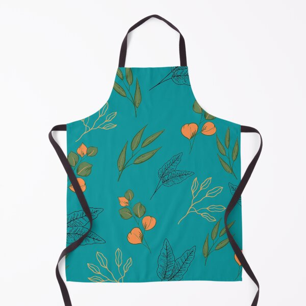 Item preview, Leaves on Blue Random Pattern designed and sold by ThePurpleFrog.