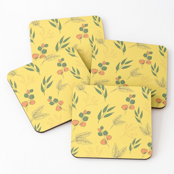 Item preview, Leaves on Gold Random Pattern designed and sold by ThePurpleFrog.