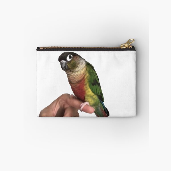 Item preview, Parrot picture | Cute Parrot | Bird | Parrot on finger | Parakeet | Green cheek conure | Pyrrhura designed and sold by TatianaLG.