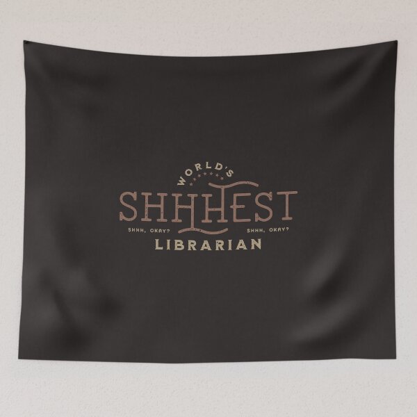 Item preview, Shhhest Librarian designed and sold by Eurokollektiv.