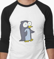 cartoon penguin Men's Baseball ¾ T-Shirt