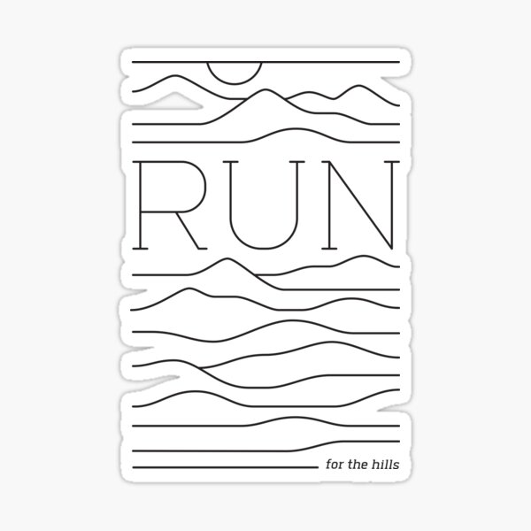 Item preview, Run for the Hills designed and sold by thepapercrane.