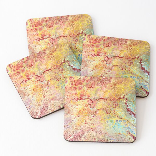 Item preview, Tutti frutti abstract art designed and sold by ArtandSoulFluidArt.