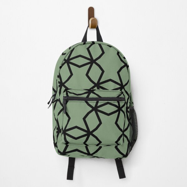 Item preview, Green and White Shape Mosaic Pattern Coordinates w/ Farrow & Ball 2022 Popular Color Breakfast Room Green 81 - Colour Trends - Trending Hue designed and sold by ColorOfTheYears.