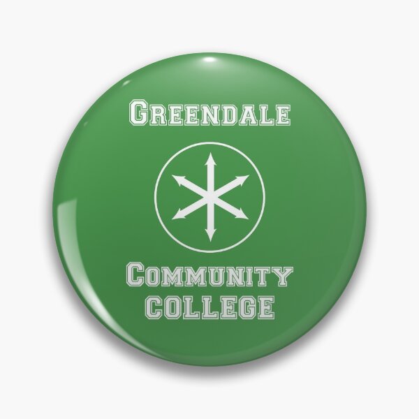 Artikelvorschau, Greendale Community College (Weiß auf Grün) entworfen und verkauft von Dr-Mysterio101.