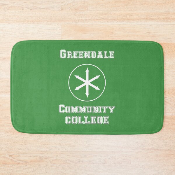 Item preview, Greendale  Community College (White On Green) designed and sold by Dr-Mysterio101.