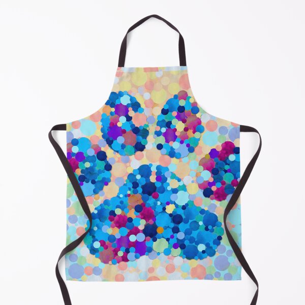 Item preview, Colorful Mosaic Paw Print Cute Dog And Cat Art designed and sold by Sharon Cummings Art.