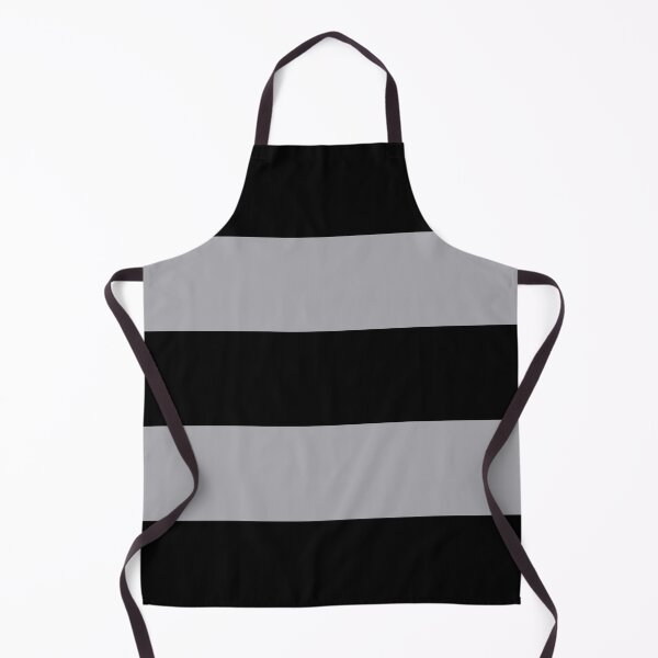 Item preview, Large BLACK and METALLIC SILVER GREY Horizontal STRIPES designed and sold by RachelMacht.