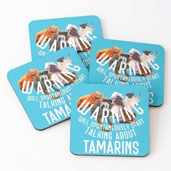 Item preview, T is for Tamarin,Tamarin Illustration – Small and Colorful Tropical Primate Artwork designed and sold by PrettylittlepastelUk.