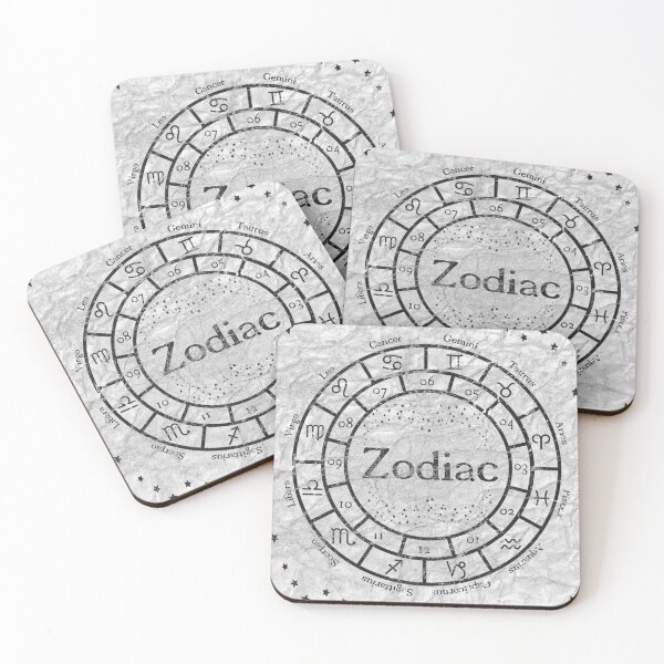Item preview, Illustration - Zodiac signs in shabby vintage style designed and sold by WillysVintage.