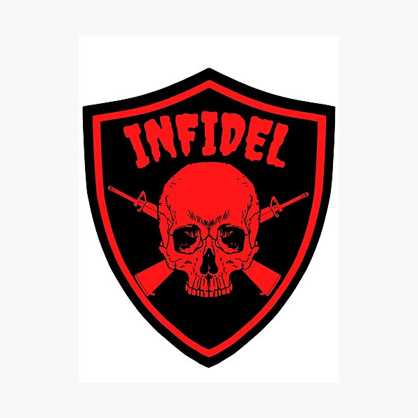 Item preview, Infidel Red designed and sold by IntelectuaIdiot.