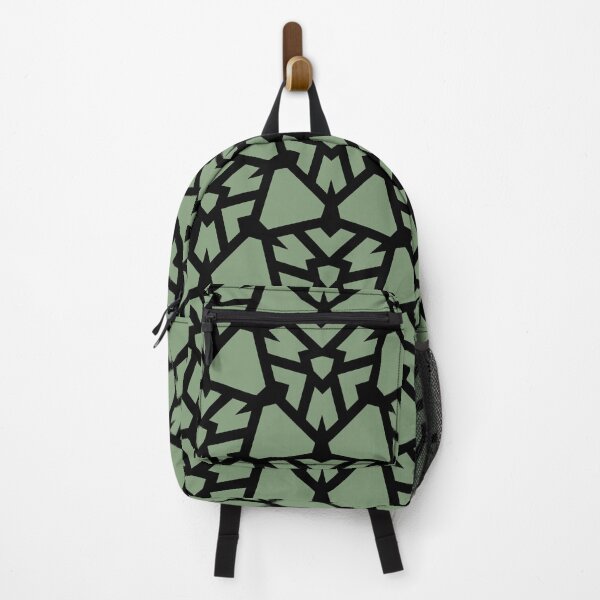 Item preview, Green and Black Shield Shape Tile Pattern Coordinates w/ Farrow & Ball 2022 Popular Color Breakfast Room Green 81 - Colour Trends - Trending Hue designed and sold by ColorOfTheYears.