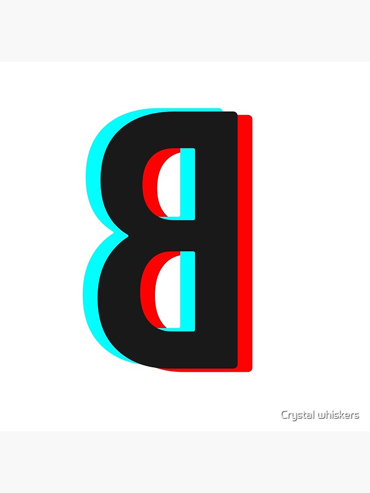 "Backwards letter 'B' letter neon " Art Print by manvithmp Redbubble