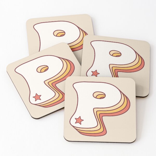 Item preview, Letter P Retro designed and sold by OkihanaShop.