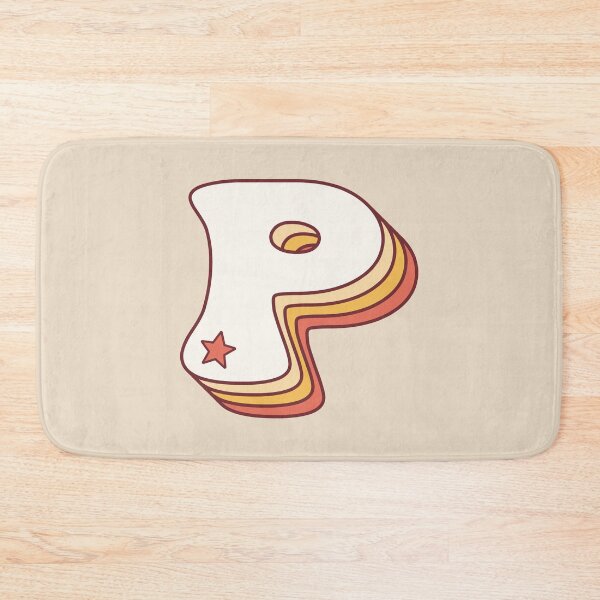 Item preview, Letter P Retro designed and sold by OkihanaShop.