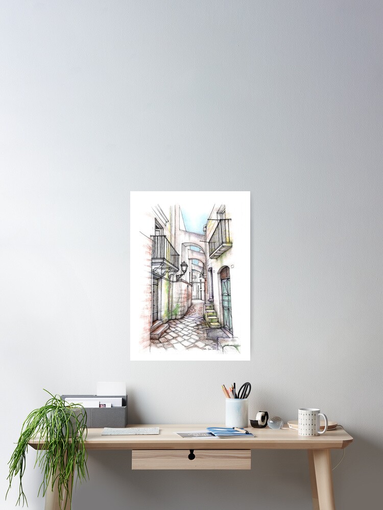 Thumbnail 1 of 3, Poster, Ceglie Messapica, Puglia, Italy designed and sold by matteo-sketcher.