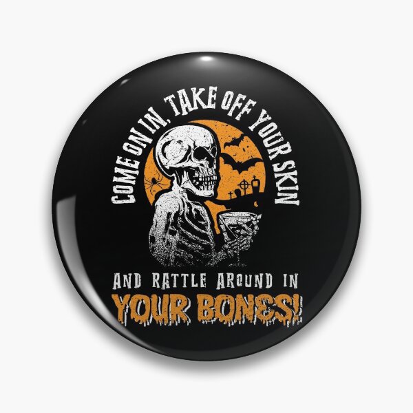Item preview, Come On In Take Off Your Skin Halloween designed and sold by SewnMemories.