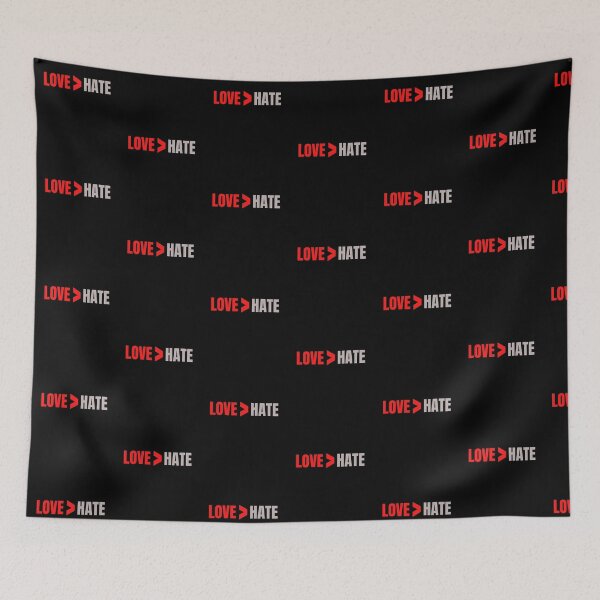 Item preview, Love is Greater Than Hate, Red designed and sold by ACC .