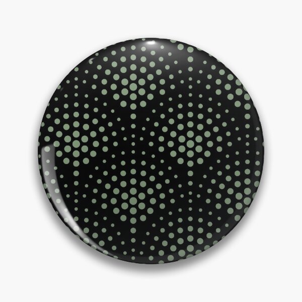 Item preview, Green and Black Polka Dot Scallop Pattern Coordinates w/ Farrow & Ball 2022 Popular Color Breakfast Room Green 81 - Colour Trends - Trending Hue designed and sold by ColorOfTheYears.